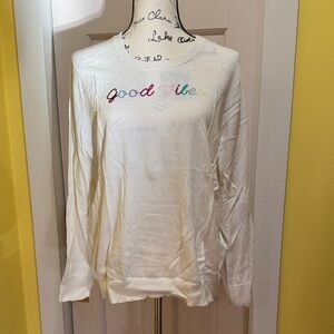 GAP White Knit Sweater